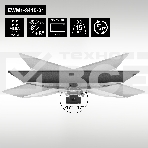 Крепление настенное ExeGate EWM1-3415-01 (кронштейн для одного монитора 13'-34', VESA 75x75, 100x100, макс. нагрузка 15 кг, наклон -8°/+8°, поворот -17°/+17°, расстояние до стены 73мм, черный), фото5