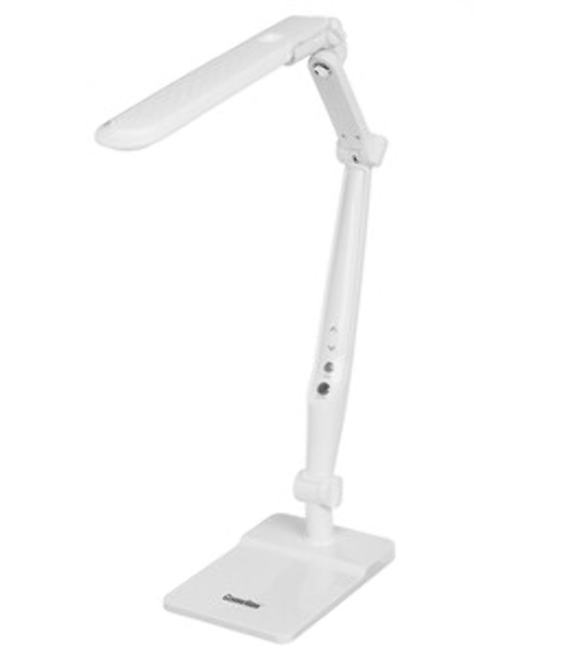 Светильник Camelion KD-831 C01 бел LED (Свет-к наст.10 Вт,230В, осн+струбц.,600 лм,сенс.рег.ярк и .тем)