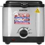 Фритюрница Centek CT-1430 серебристый, 900 Вт, 1.5 л, 0.5 кг, антипригарное покрытие, фото10