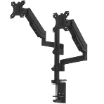 Кронштейн (держатель) ONKRON G140 для двух мониторов 13'-32' дюймов настольный, черный, фото44