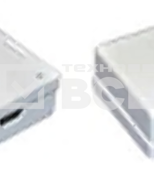 Настенная информационная розетка RJ45 8P8C, кат.5Е UTP, 2-порта, белая 