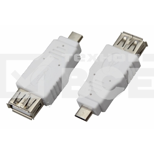 Переходник гнездо USB-A (Female)-штекер microUSB (Male) REXANT