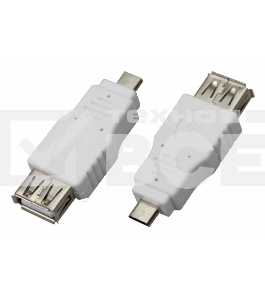 Переходник гнездо USB-A (Female)-штекер microUSB (Male) REXANT