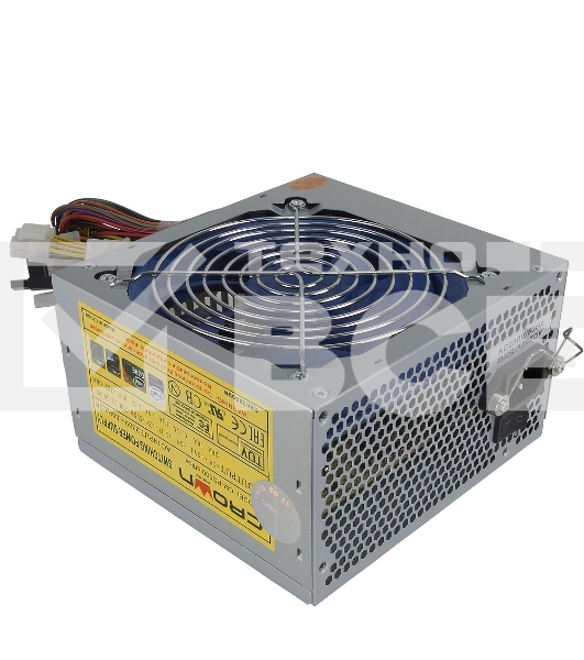 Блок питания CROWN CM-PS500 office, 500Вт, 120мм, серый