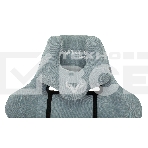 Кресло игровое Бюрократ VIKING KNIGHT LT28 FABRIC серо-голубой крестовина металл/пластик, фото4
