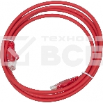 Кабель Патч-корд Lanmaster UTP LAN-PC45/U5E-2.0-RD вилка RJ-45-вилка RJ-45 кат.5е 2м красный LSZH (уп.:1шт), фото3