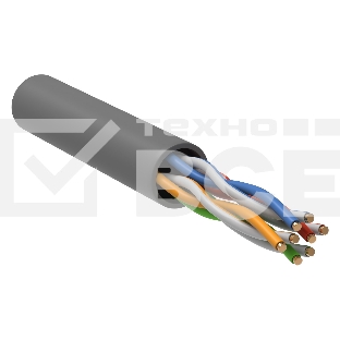 Кабель информационный ITK Generica BC1-C504-111-305-G кат.5 U/UTP не экранированный 4X2X24AWG PVC внутренний 305м серый