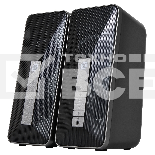 Колонки Oklick OK-130 2.0 черный BT портативные