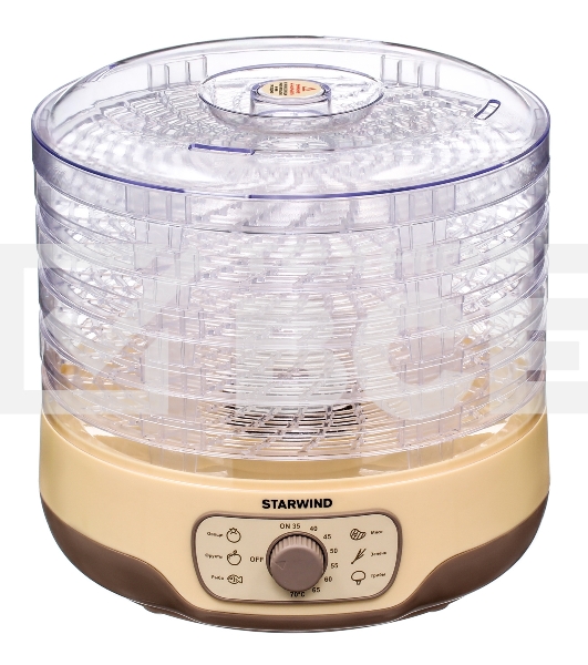 Сушка для фруктов и овощей Starwind SFD2520 5под. 250Вт белый