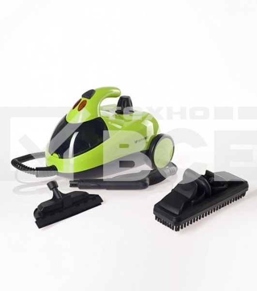 Пароочиститель напольный Kitfort КТ-908, зеленый