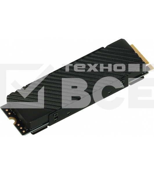 Накопитель SSD Digma Top G3, 1024Gb, PCIe 4.0 x4, M.2 2280, NVMe, R/W 7400/5500, с радиатором
