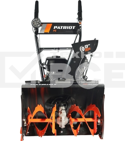 Снегоуборщик PATRIOT PS 707, Двигатель 7л.с до -25 °С; 212 сс; Стартер ручной; Панель c увеличенным диапазоном скоростей 6 вперед /2 назад; Ширина ковша  610мм +100(26
