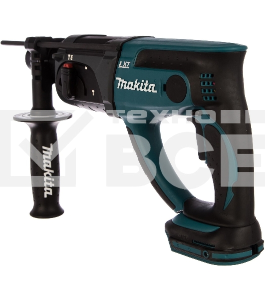 Перфоратор Makita DHR202Z аккумуляторный SDS+ [DHR202Z] {18В,Li-ion,3реж,1.9Дж,0-4000у\м,3.5кг,чем,подсв,б\акк и з\у,совмест с 4Ач Li-ion}