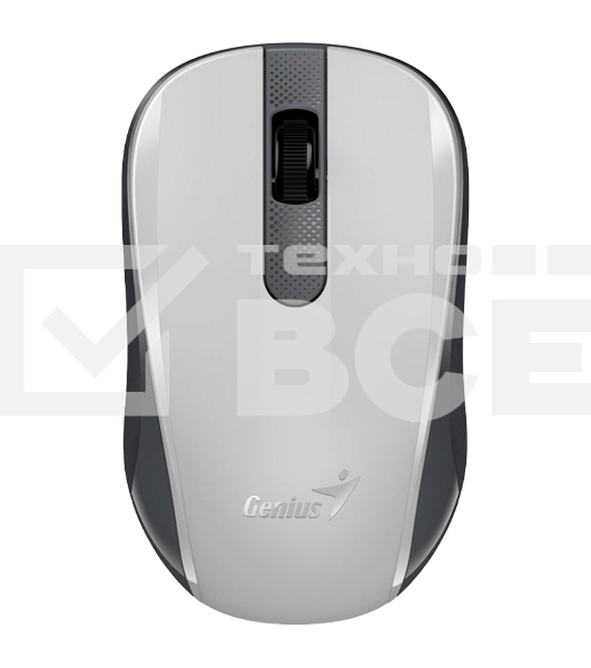 Мышь беспроводная Genius NX-8008S белый/серый, 1200 dpi, радиоканал, USB, кнопки - 3