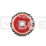 Щетка для УШМ, 125 мм, М14, Чашка, двухрядная, крученая проволока 0,5 мм Matrix, фото3