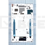 Модуль (матрица + тачскрин) для Lenovo Tab 4 TB-8504 белый с рамкой, фото 1
