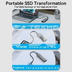Корпус для SSD Vention USB 3.1 Gen 2-C M.2 NVMe Серый, фото11