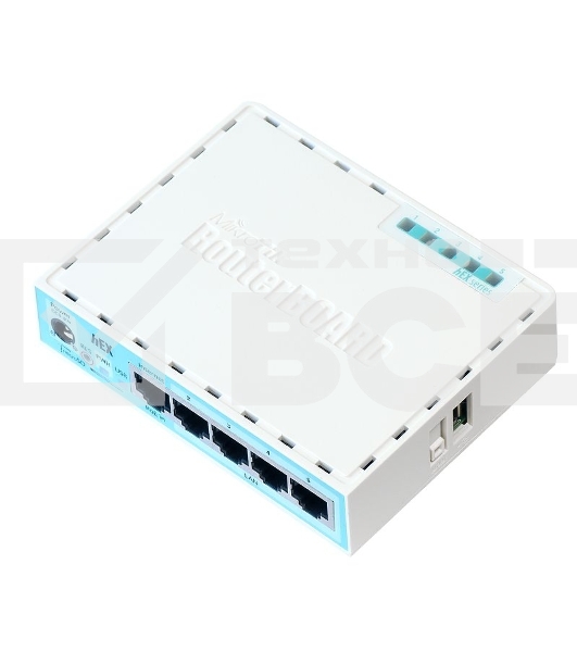 Роутер MikroTik RB750Gr3 hEX (RouterOS L4) with power supply and case 5 port 10/100/1000 гигабитный высокопроизводительный Ethernet