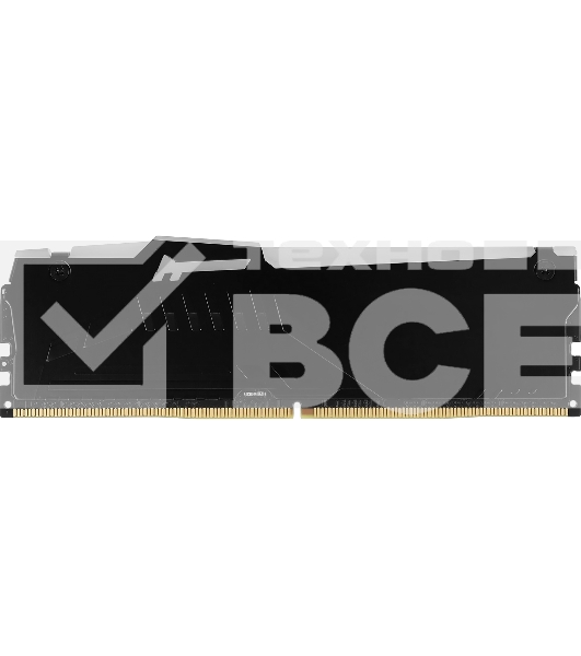 Оперативная память Kingston Fury Beast Expo, DDR5, 8GB (1x8GB), 5200MHz, CL36, DIMM, с радиатором, RGB, черный