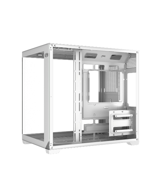 Корпус без блока питания PCCooler C3T700 WH, Midi-Tower, TG, no fans, 1xUSB-A 3.0 + 1xUSB-A 2.0 + 1xUSB-C, ATX, mATX, mITX белый