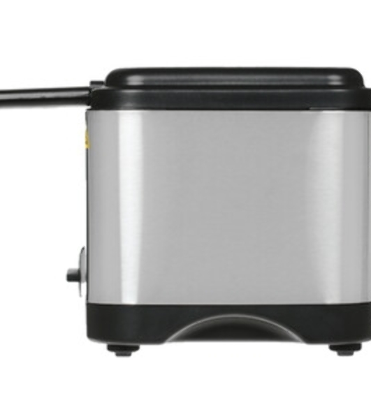 Фритюрница Centek CT-1430 серебристый, 900 Вт, 1.5 л, 0.5 кг, антипригарное покрытие