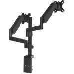 Кронштейн (держатель) ONKRON G140 для двух мониторов 13'-32' дюймов настольный, черный, фото43