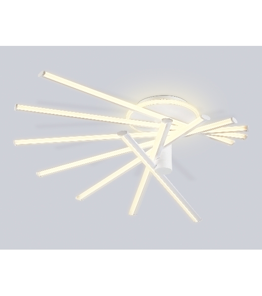 Потолочный светодиодный светильник Ambrella light FL6241 WH белый 135W 3000K-6400K 900*750*230 (ПДУ ИК)
