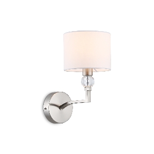 Настенный светильник Ambrella light LH71125 SN/WH никель/белый E14 max 40W 220*140*250