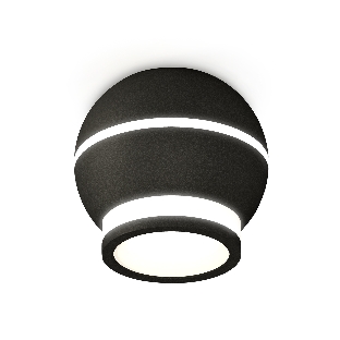 Светильник Ambrella Light XS1102040 SBK/FR черный песок/белый матовый MR16 GU5.3 LED 3W 4200K (C1102, N7121)