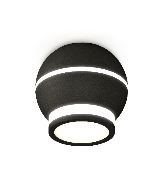 Светильник Ambrella Light XS1102040 SBK/FR черный песок/белый матовый MR16 GU5.3 LED 3W 4200K (C1102, N7121)
