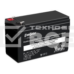Батарея ExeGate EP129858RUS DTM 1207/EXG1270 (12V 7Ah) клеммы F2