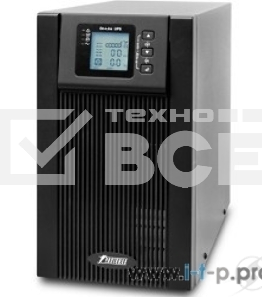 Источник бесперебойного питания Powerman Online 3000 Plus Black external battery pack (not included)(БЕЗ БАТАРЕИ)