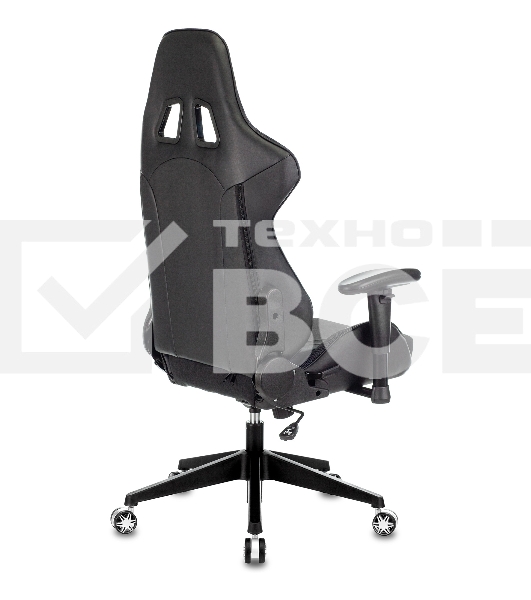 Кресло игровое Бюрократ VIKING 4 AERO BLACK EDITION черный искусст.кожа/ткань