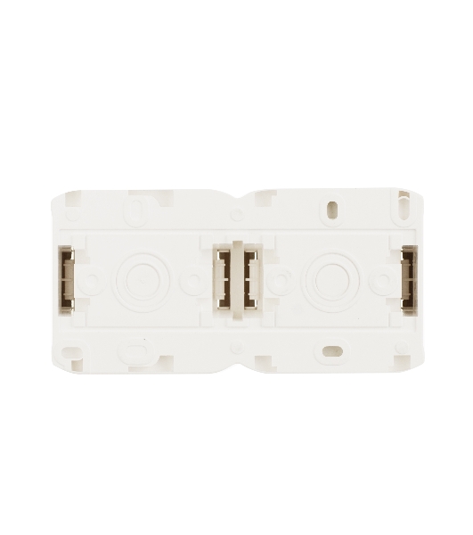 Розетка Legrand 2-м ОП Quteo 16А с защитной крышкой, защитные шторки, с заземлением IP44 белая Leg 782323