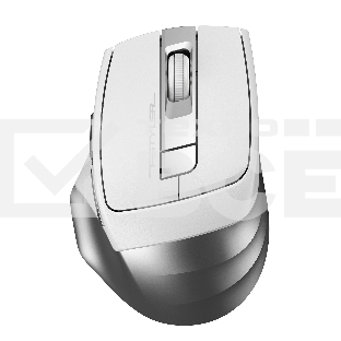 Мышь беспроводная A4Tech Fstyler FG35 серебристый/белый, 2000 dpi, радиоканал, USB, кнопки - 6