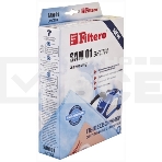 Пылесборники Filtero SAM 01 Экстра,  пятислойные,  4 шт., для пылесосов SAMSUNG, LG, HITACHI, KARCHER, VIGOR, фото 1
