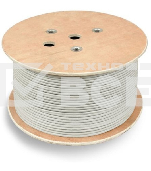 Кабель сетевой Buro UTP 4 пары cat6 solid 0.55мм Cu 305м серый