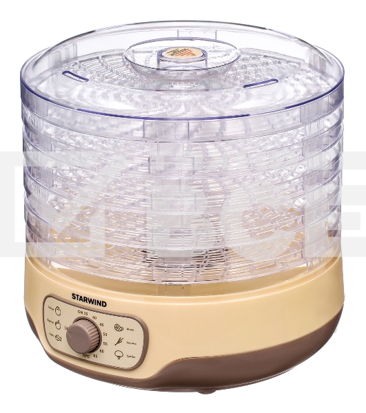 Сушка для фруктов и овощей Starwind SFD2520 5под. 250Вт белый