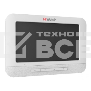 Видеодомофон HiWatch DS-D100MF серебристый