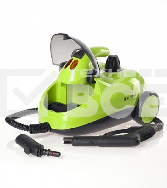 Пароочиститель напольный Kitfort КТ-908, зеленый