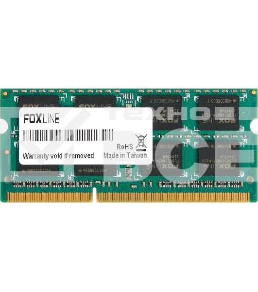 Оперативная память Foxline SODIMM 16GB 3200 DDR4 ECC CL22 (1Gb*8)