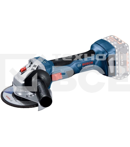 Шлифмашина угловая аккумуляторная Bosch GWS 180-LI BL Solo