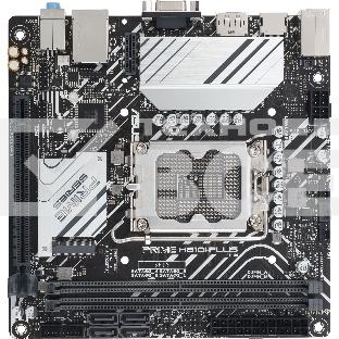 Материнская плата ASUS PRIME H610I-PLUS-CSM, LGA 1700, Intel H610, 2xDDR5, 4xSATA, 1xM.2 PCIe 3.0 x4, 1xPCIe 4.0 x16, 1xHDMI, 1xDP, 1xVGA, 2xUSB-A 3.2 Gen 1, 2xUSB-A 2.0, 1x 1Gb LAN, 3x3.5 мм, 7.1, Mini-ITX