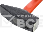 Молоток слесарный Matrix, 1500 г, фибергласовая обрезиненная рукоятка, фото 1