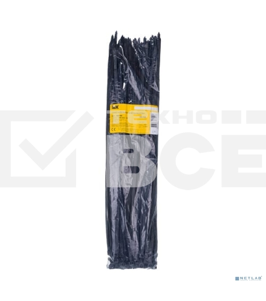 Хомут кабельный ИЭК UHH32-D088-650-100 8.8х650 нейл. черный (уп.100 шт)