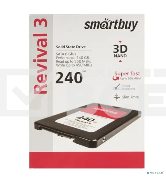 Накопитель SSD Smartbuy Revival 3, 240Gb, 2.5