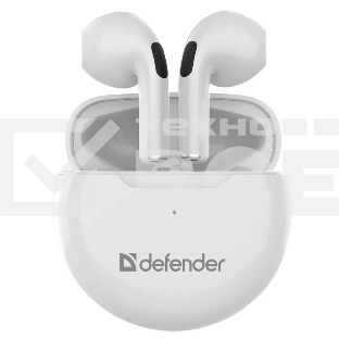 Гарнитура беспроводная Defender Twins 930 белый  TWS  Bluetooth