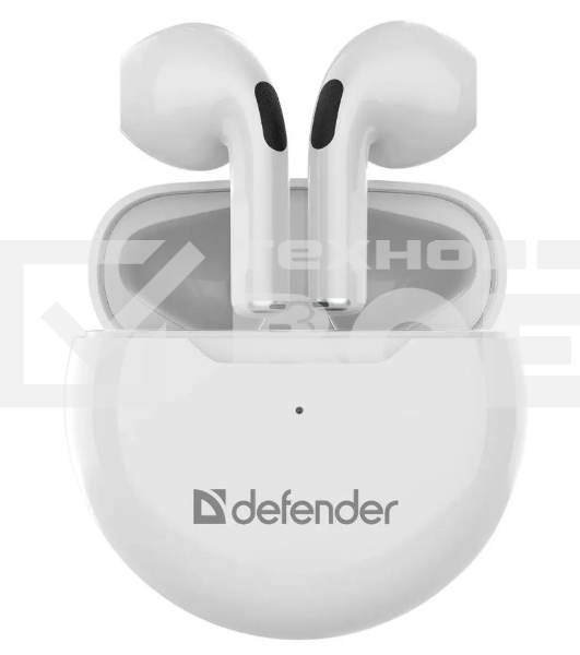 Гарнитура беспроводная Defender Twins 930 белый  TWS  Bluetooth