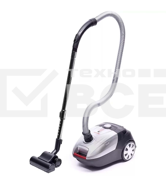 Пылесос Sharp ECJB19RS серебристый, 350/1900 Вт, уборка сухая, пылесборник мешок 2.3 л