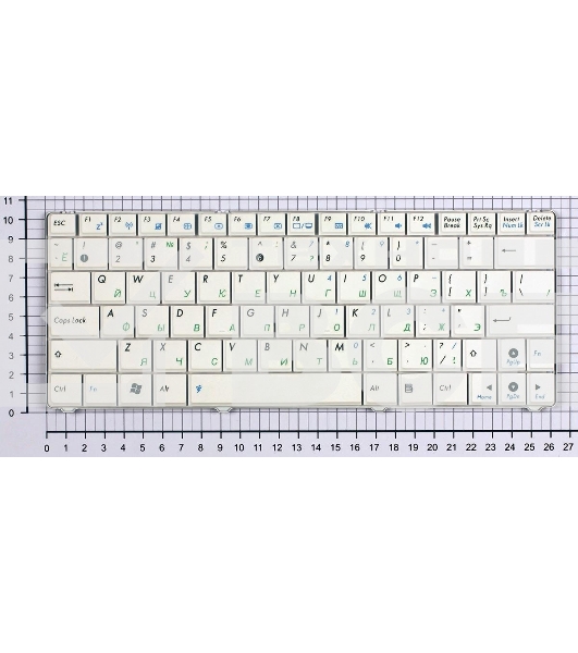 Клавиатура для ноутбука Asus Eee PC 1101 1101HA N10 N10E N10J белый